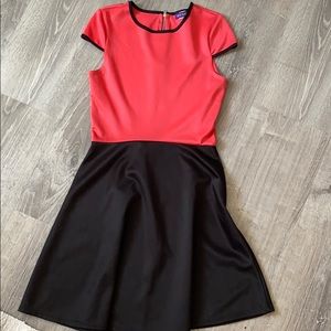 A new beautiful black and pink dress
